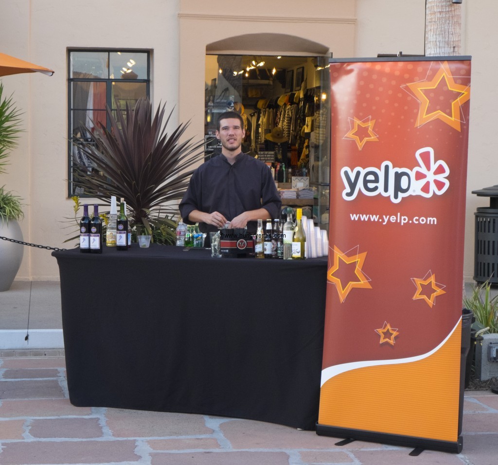 Once in a lifetime photo of a nice bartender with nobody in line for free booze.