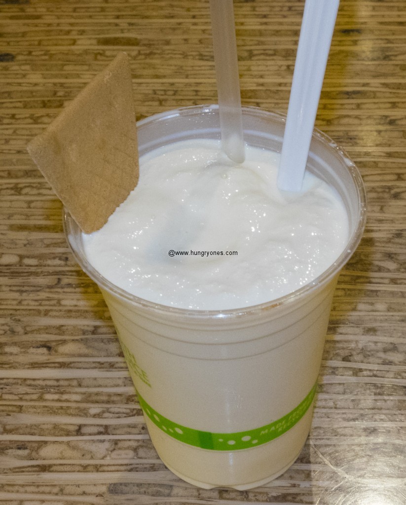 Extra thick vanilla shake.