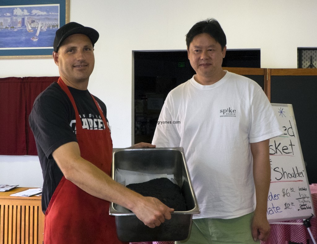 Mark with his beef brisket.