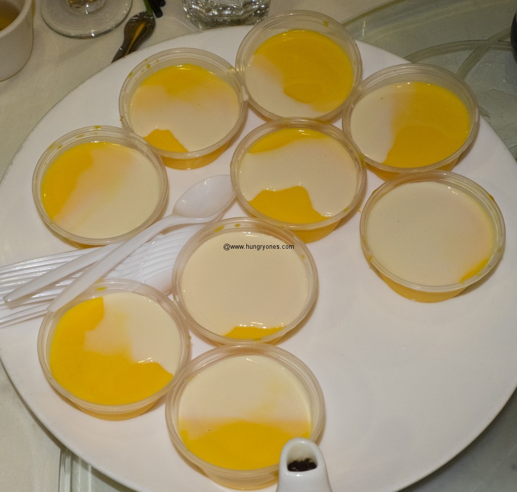 Mango pudding.