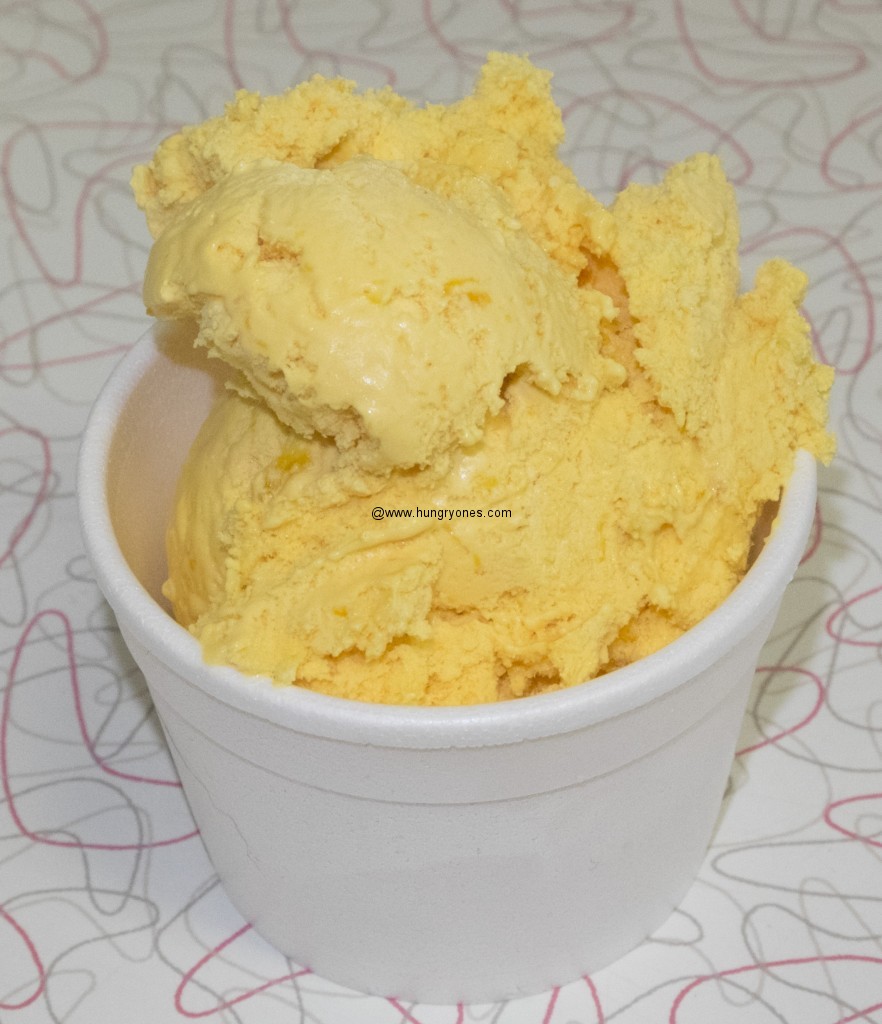 Mango ice cream.