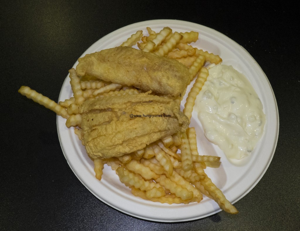 Fried haddock