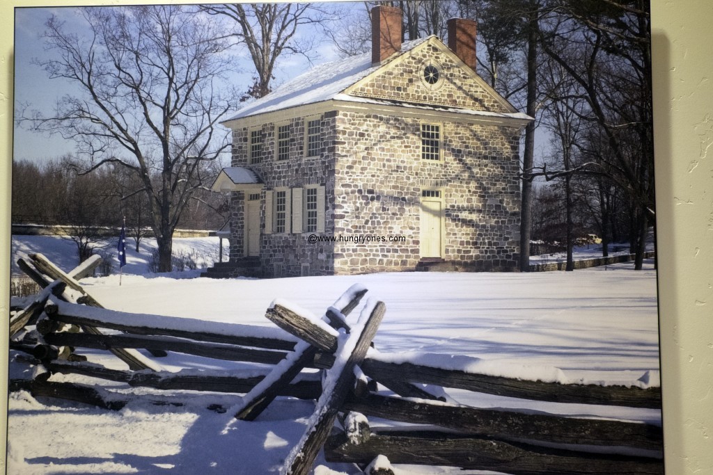 George Washington's Headquarters, Winter encampment. Valley Forge, Pennsylvania. 