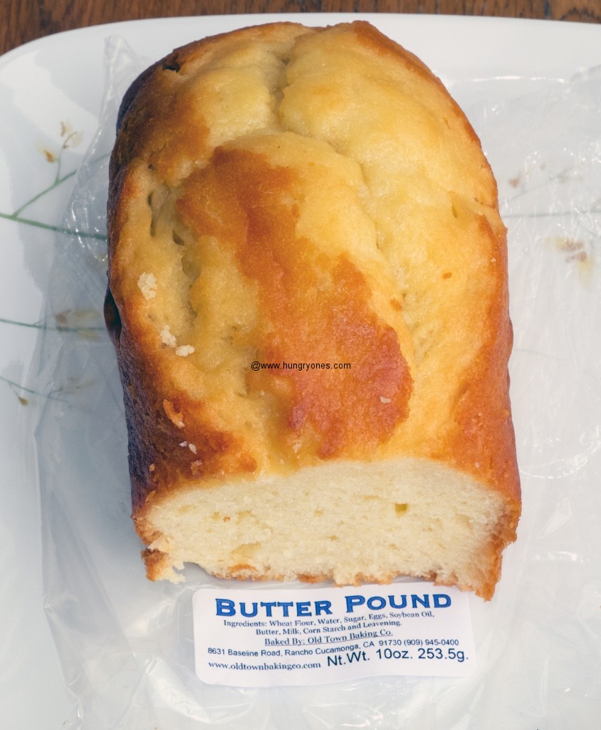 Butter pound cake.