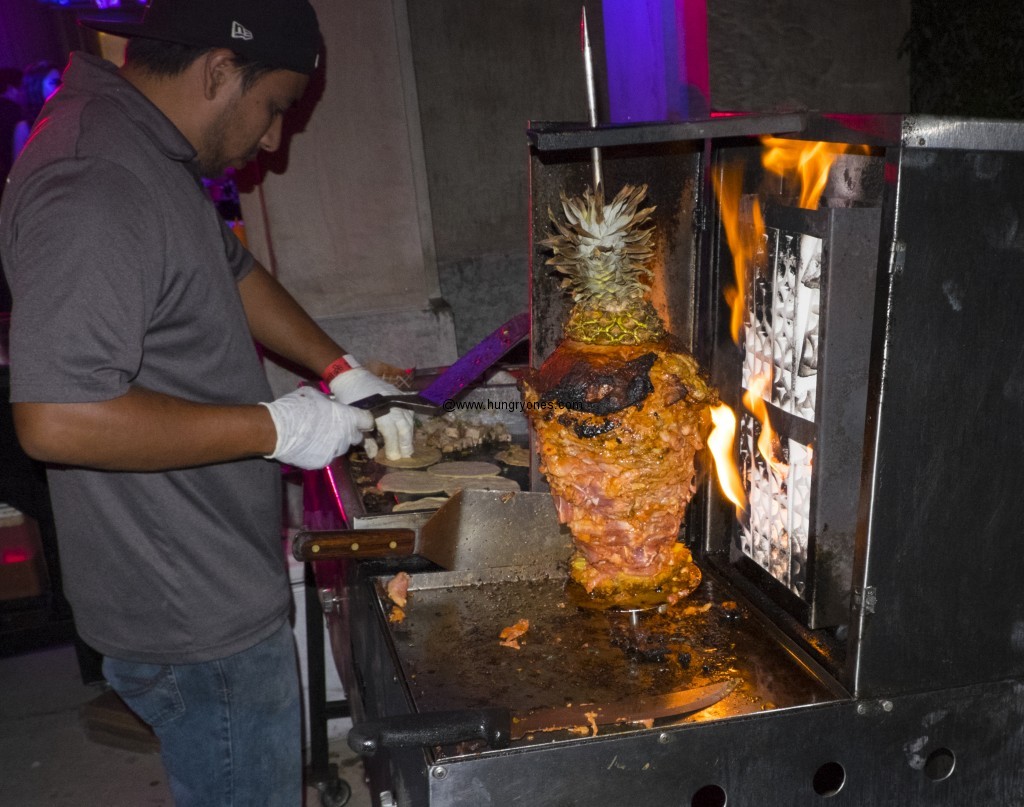 Senor Grubby's cooking up fresh pork.