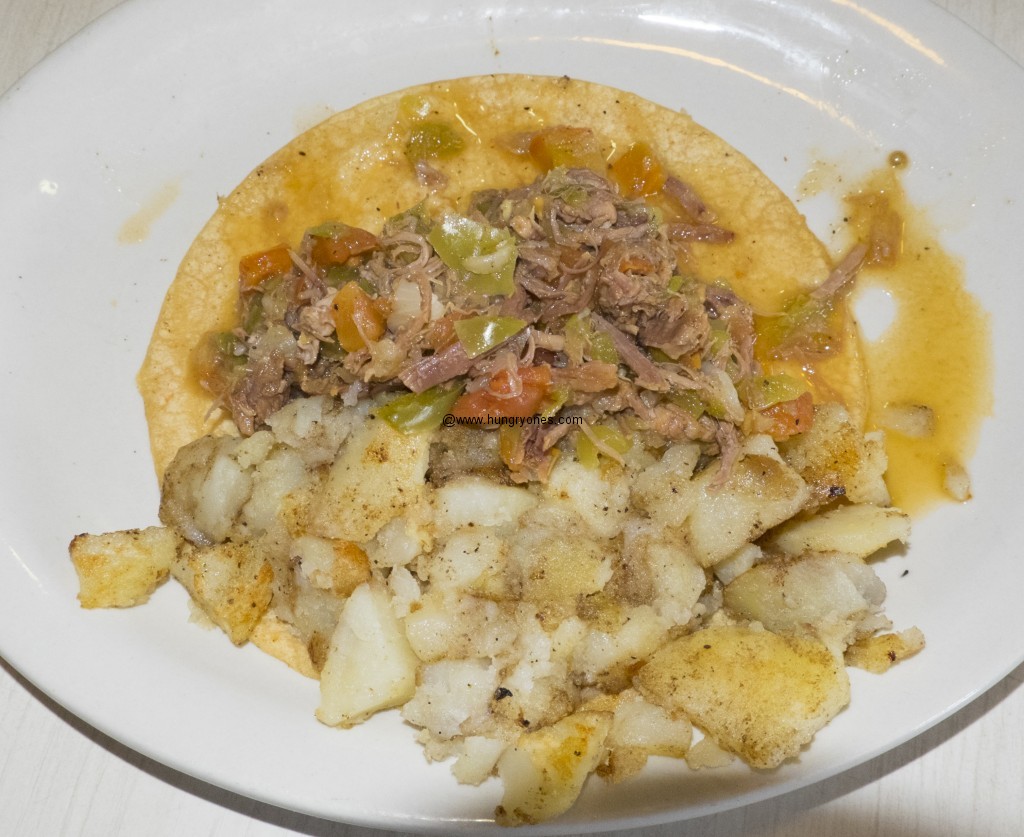 Beef potato taco by Soo.