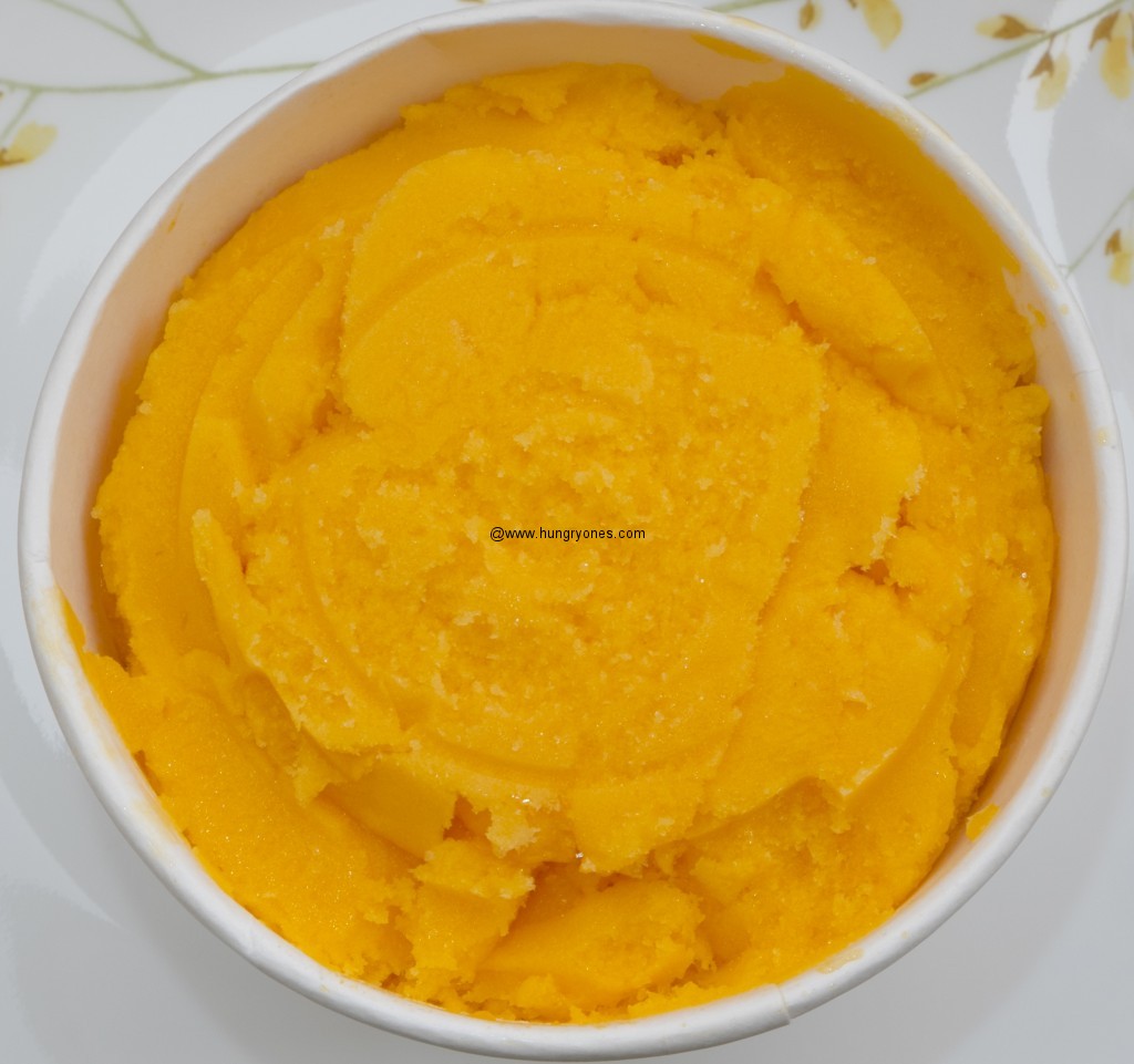 Pint mango sorbet