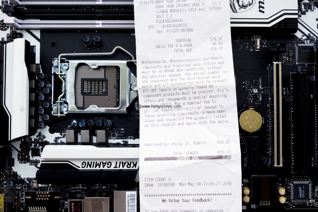 MSI motherboard