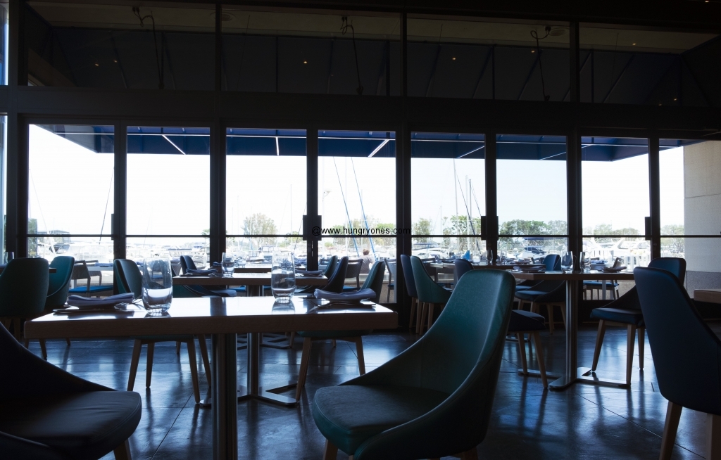 Indoor dining area.