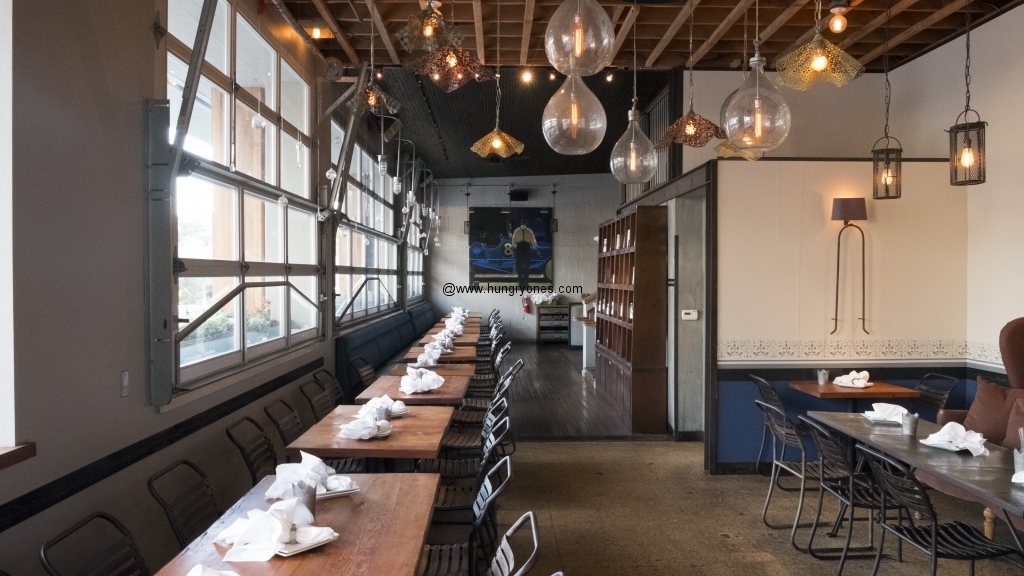 Indoor dining area.