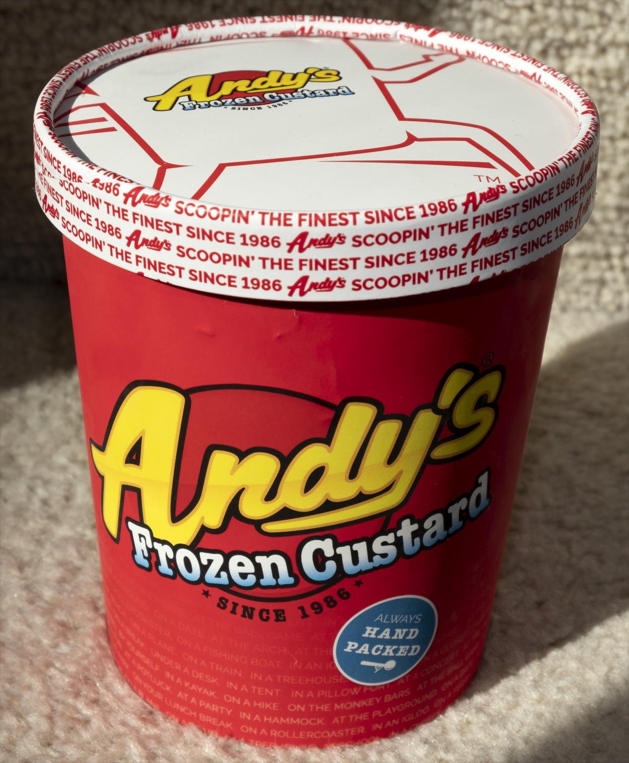 andy's custard ice cream
